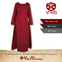 Classic medieval dress or underdress red "Amalie"