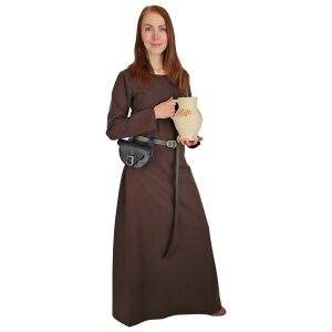 Classic medieval dress or underdress brown "Amalie"