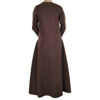 Classic medieval dress or underdress brown "Amalie"