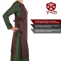 Classic Viking overdress brown "Lykke"