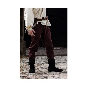 Medieval trousers with waistband dark brown "Veit"