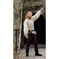 Medieval trousers with waistband dark brown "Veit"