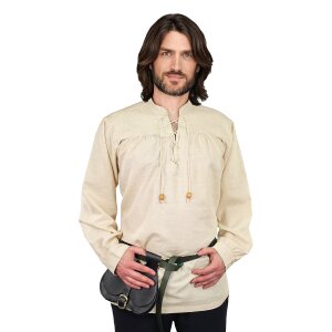 Classic medieval shirt or lace-up shirt nature...