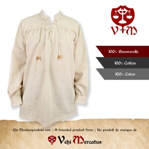 Classic medieval shirt or lace-up shirt nature...