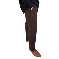 Classic simple brown medieval trousers "Sibert"