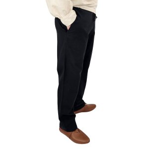 Classic simple medieval trousers black "Sibert"