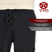 Classic simple medieval trousers black "Sibert"