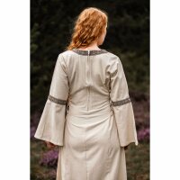 Medieval cotton dress natural "Angie"