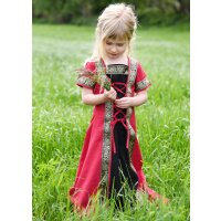 Childrens fantasy medieval dress red-black "Eleanor"