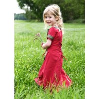 Childrens fantasy medieval dress red-black "Eleanor"