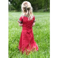 Childrens fantasy medieval dress red-black "Eleanor"