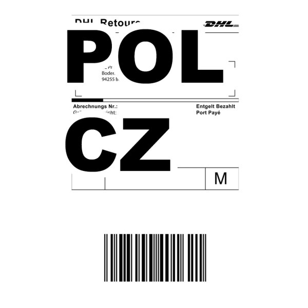 Return label Czech Republic(Ceska Posta), Poland(Poczta Polska)