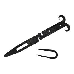 Rustic forged hasp / hasp made of iron