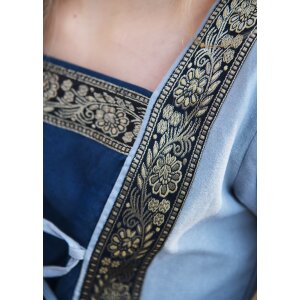 Childrens fantasy medieval dress blue, long sleeve "Eleanor"