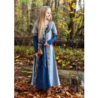 Childrens fantasy medieval dress blue, long sleeve "Eleanor"