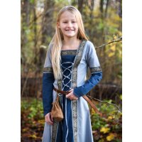 Childrens fantasy medieval dress blue, long sleeve "Eleanor"