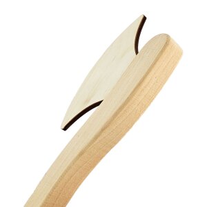 Childrens wooden Viking axe, natural