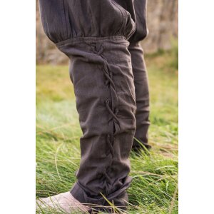 Rus trousers with leg lacing Brown "Magnus" XXL
