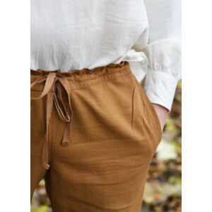Simple medieval trousers, beige-brown "Hagen"