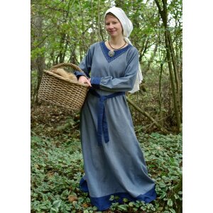 Viking dress Jona bluegrey/blue size XL