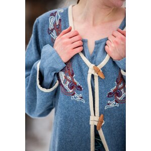 Viking Birka coat dove blue "Skadi"