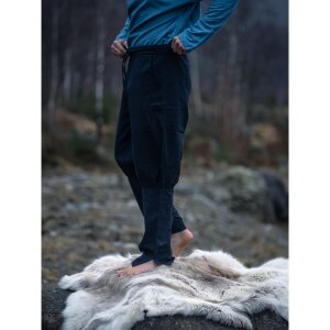 Black Viking trousers "Kjell"