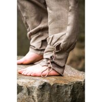 Viking rush trousers linen stone gray “Wodan”