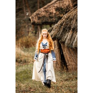 Medieval dress nature/blue “Dorothea”