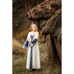 Medieval dress nature/blue “Dorothea”