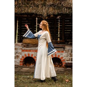 Medieval dress nature/blue “Dorothea”