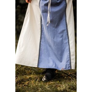 Medieval dress nature/dove blue “Amalia”