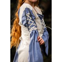 Medieval dress nature/dove blue “Amalia”