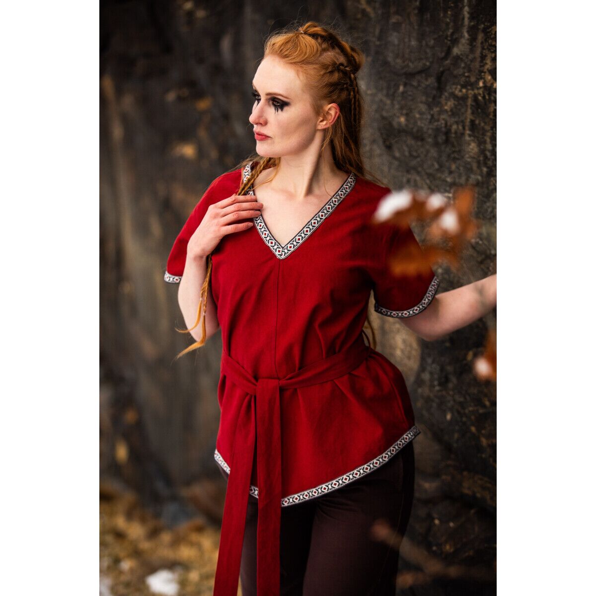 Viking tunic ladies green “Matilda box