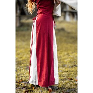 Medieval dress red/natural “Genefe”