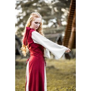 Medieval dress red/natural “Genefe”