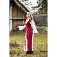 Medieval dress red/natural “Genefe”