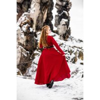 Viking dress 100% linen red “Anna”