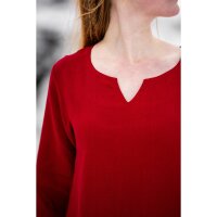 Viking dress 100% linen red “Anna”