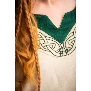 Viking dress nature/green “Lagertha”