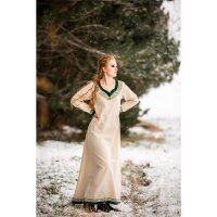 Viking dress nature/green “Lagertha”