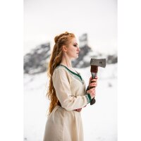 Viking dress nature/green “Lagertha”