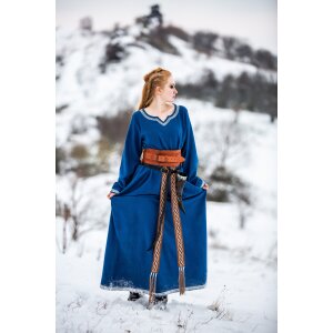 Viking dress blue “Brigida”