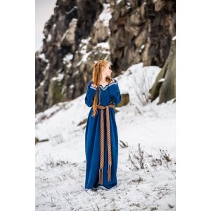 Viking dress blue “Brigida”