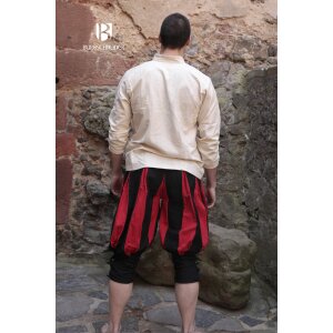 Landsknecht trousers black/red "Maximilian"