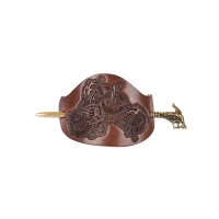 Viking hair clip Haithabu made of leather with pin