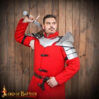 The Questing Knight Medieval Fantasy Pauldrons with Blade Breakers