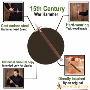 15th Century Historical War Hammer