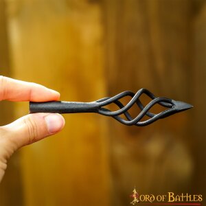 Late Medieval Fire Flame Arrowhead Hand Forged Iron