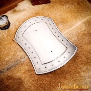 Medieval Rectangular Buckler Functional Steel Shield