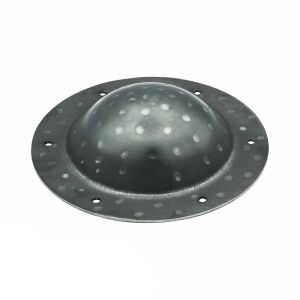 Steel buckler with a hammered finish, 12 gauge (2.6 mm)